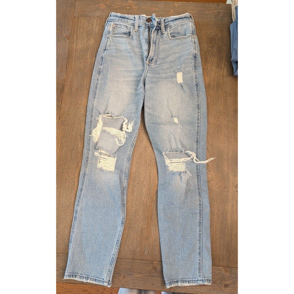 Hollister Jeans Curvy High Rise Mom 00